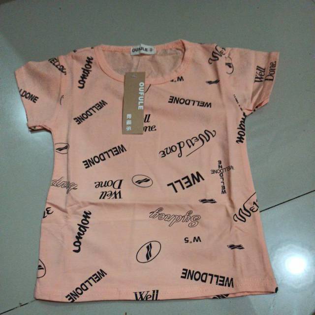 Baju Atasan Anak Laki Laki - Kaos anak cowok import 2 tahun