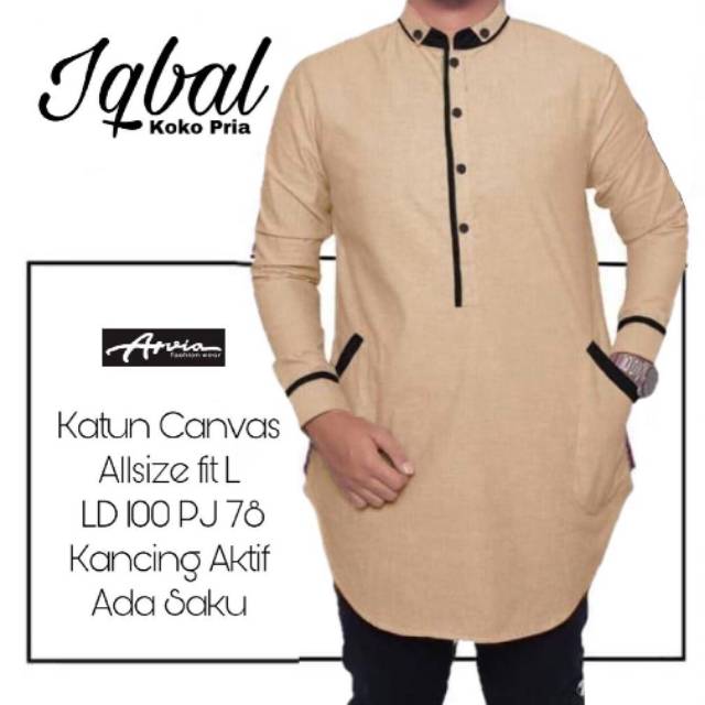 Koko iqbal katun kanvas HQ