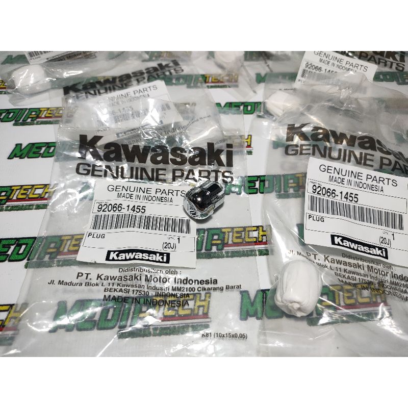 Tutup lubang plug behel original kawasaki ninja 150 r ninja ss tutup lubang behel ninja r ninja ss o