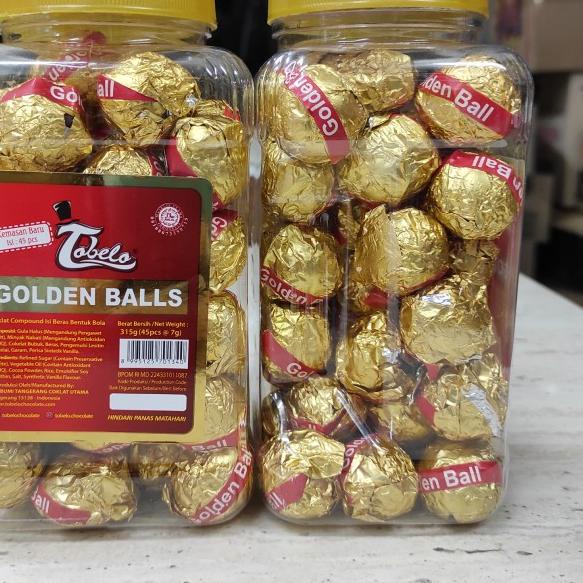 

☉ Cokelat Golden Ball Toples (1 toples isi 45 pcs) ۩