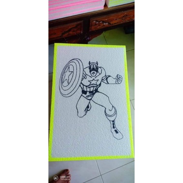 

sterofom lukis/sterofom gambar/ mewarnai sterofom/ mewarnai gabus