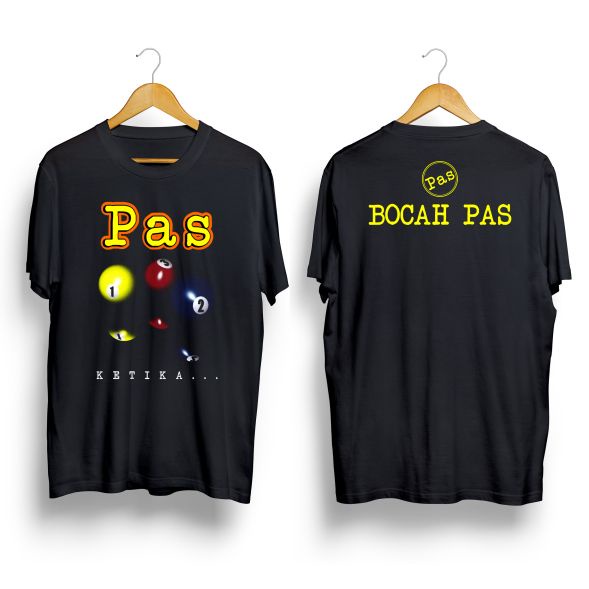 Kaos Pria PAS BAND KETIKA. Kaos Lengan Pendek Pas Band. Kaos Distro