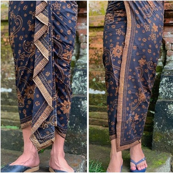 KAMEN BATIK KLASIK LEMBARAN &amp; KANCUT SETENGAH JADI M05