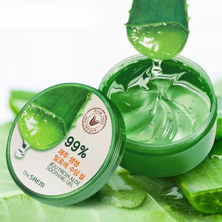 [PROMO] The SAEM Jeju Fresh ALOE VERA Soothing Ge   l 99%