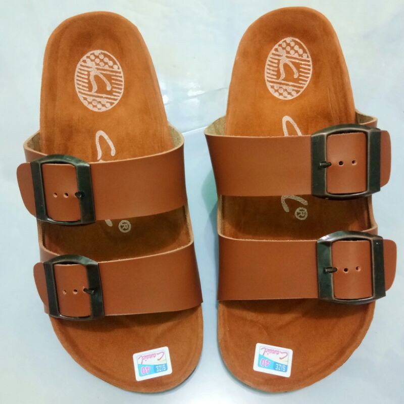 Sandal ban 2 canvil slipon  nyaman dipakai termurah