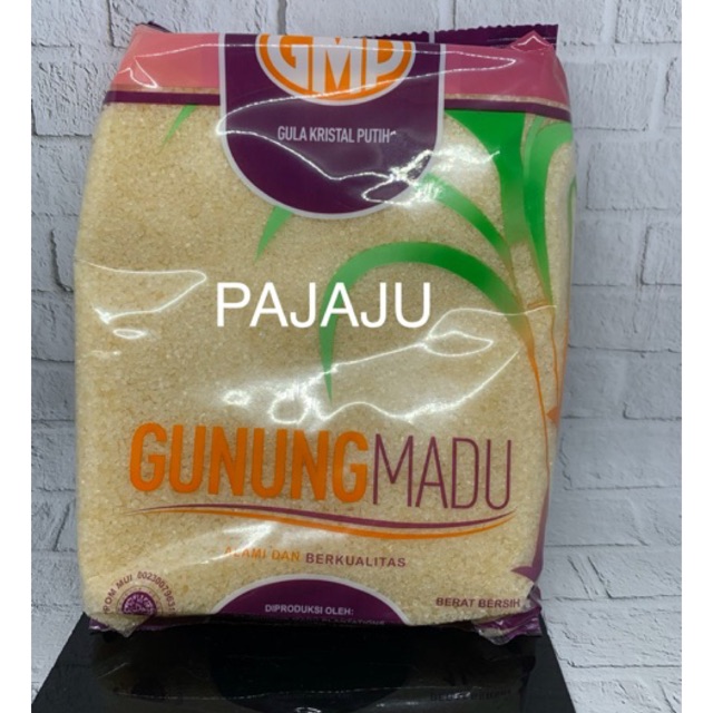 

Gula Pasir GMP kemasan 1kg Gunung Madu ASLI bukan REPACK PROMO Murah JKT Ready STOK