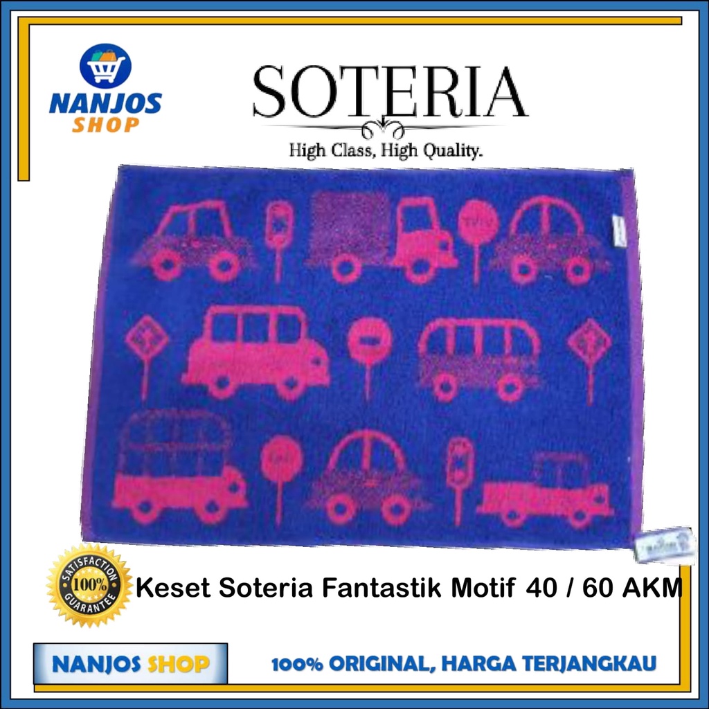 Keset Kaki Anti Slip Keset Handuk Bath Mat Fantastic 40x60 cm SOTERIA