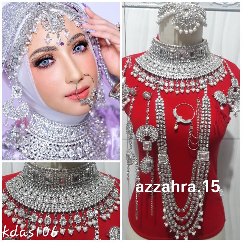 aksesoris india set kalung india aksesoris pengantin india mewah