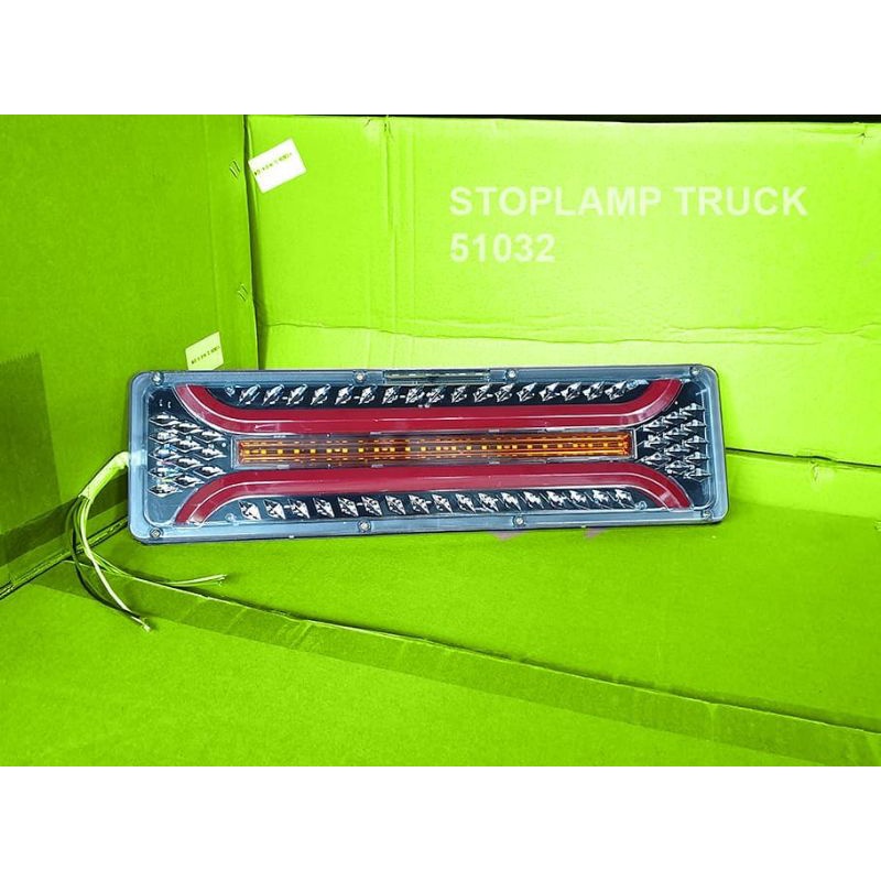 Stop Lamp Lampu Belakang LED Truk 12/24Volt