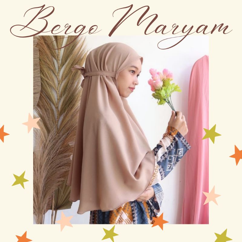 Bergo Maryam / Bergo Maryam Diamond Crepe