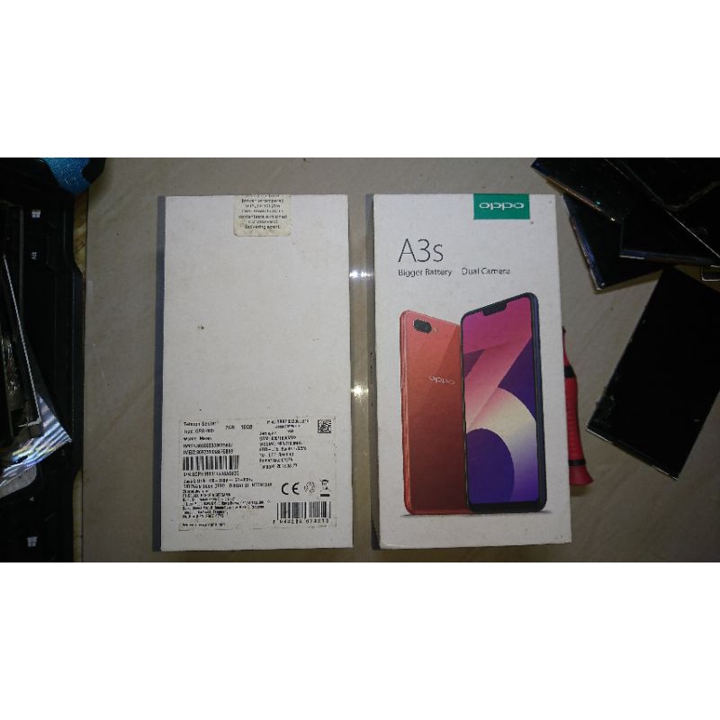 Kardus OPPO CPH1803 / A3S ram 2/16 imei aman copotan dari hp yang rusak
