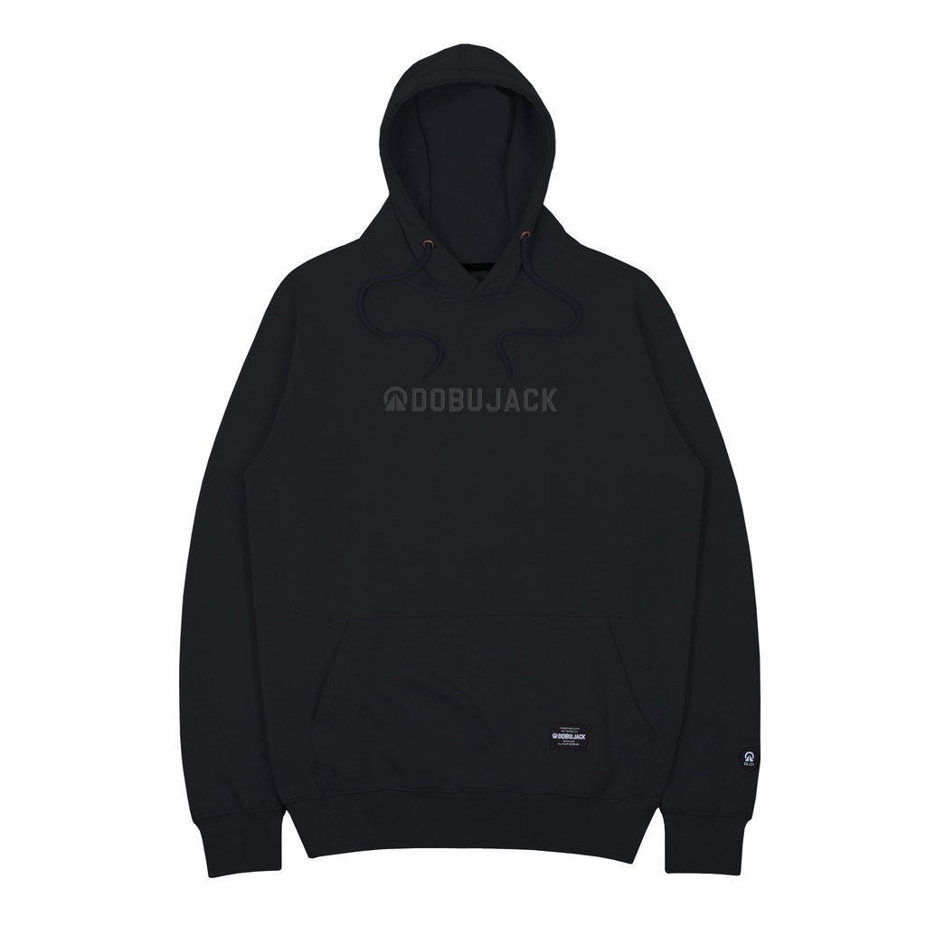 Dobujack Hoodie Logo Font Black Hoodie