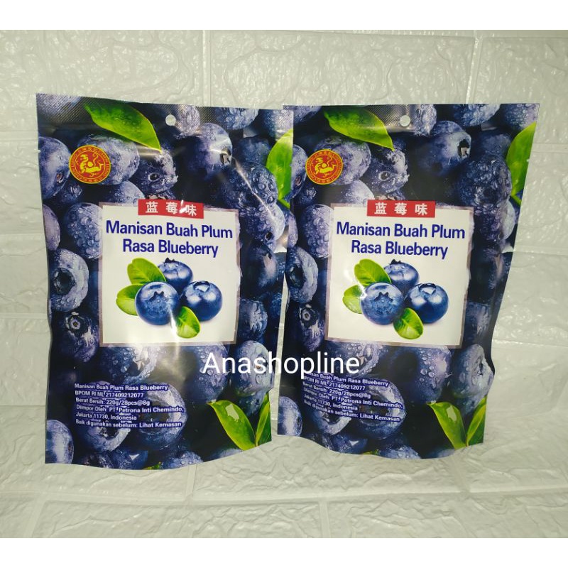 

Chen Liang Ji Manisan Plum rasa blueberry 220gr