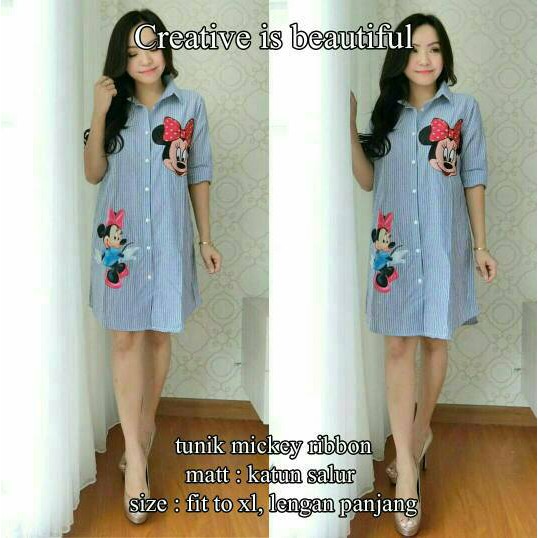 tunik mickey minnie