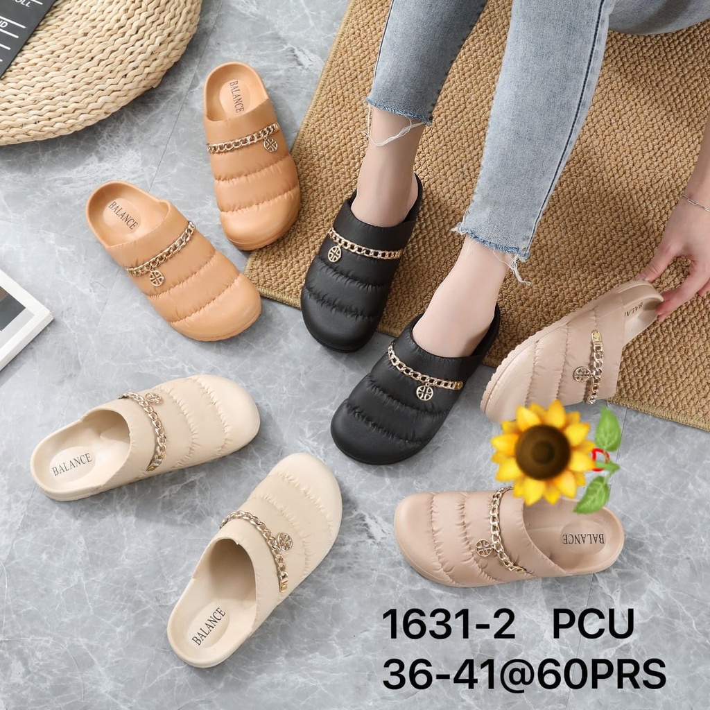 Sandal Karet Jelly Wedges Wanita import Model Terbaru Original Kekinian by AGUNG STYLE Balance 1631-2