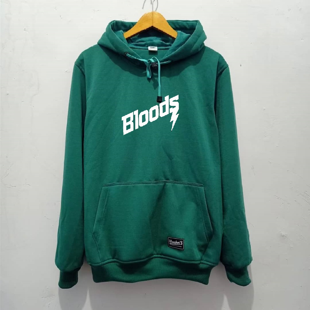 COD TERLARIS HOODIE SABLON BLOODS PREMIUM / PRIA &amp; WANITA / Sweater / Switer / Hoodie Kekinian / Hoodie Hits / Switer Pria/Hoodie Polos/ SIZE S M L XL XXL 2XL XXXL 3XL Termurah Murah Ukuran Big Size Jumbo