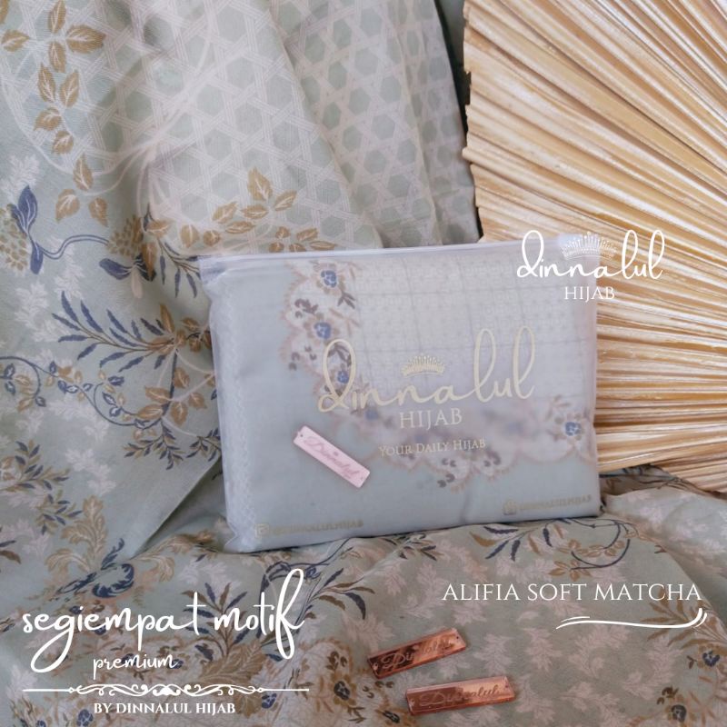 Segiempat Motif Premium series By Dinnalul Hijab FREE POUCH PART 5