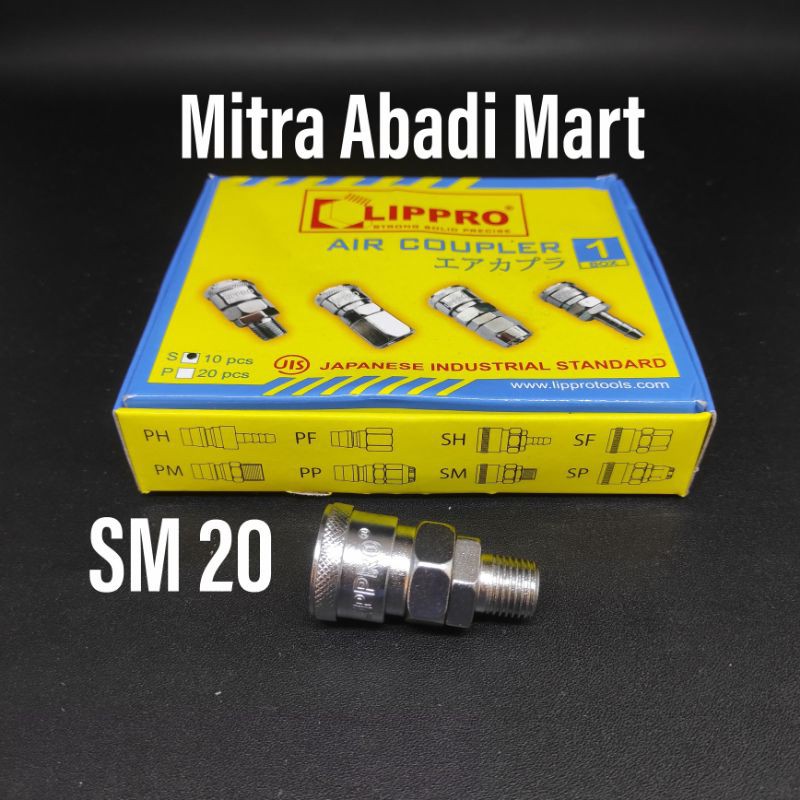Quick Coupler SM 20 LIPPRO / Nepel Sambungan Compressor SM 20 LIPPRO
