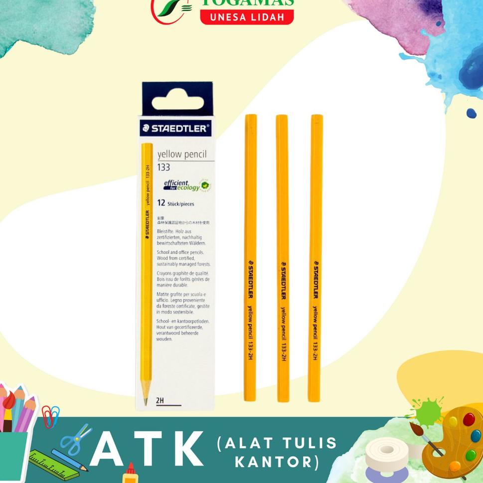 

Produk Tebaik ORIGINAL!! PENSIL YELLOW 2B-133 STAEDTLER ☎ 65