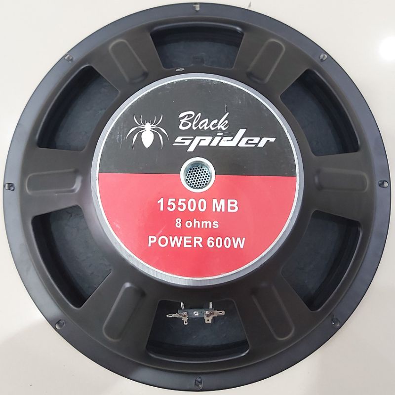 BLACK SPIDER Speaker 15500 MB 15 Inci Fullrange Mid 600 Watt Blackspider