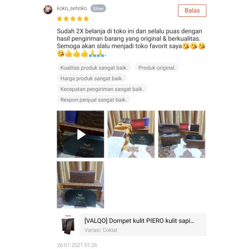 [VALQO] PIERO Dompet kulit sapi motif Buaya Cewek Cowok Wanita Pria Perempuan Laki bisa COD