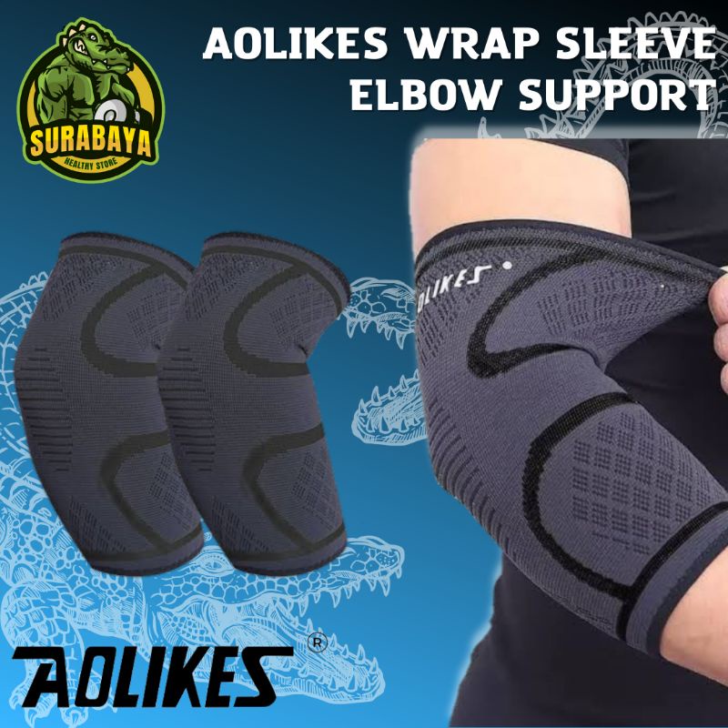 Aolikes Elbow Support Wrap Sleeve Sleeves Deker Siku Tangan