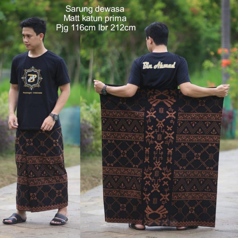 SARUNG BATIK DEWASA PRINT SARUNG MUSLIM