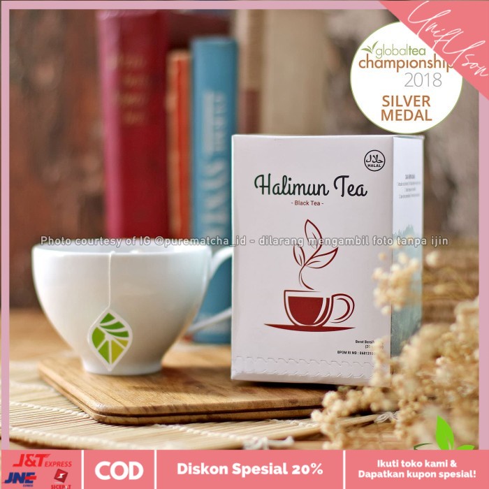 

⭐COD⭐ Halimun Tea 20 teabags Harendong Indonesian Organic Red Tea Banten Tea