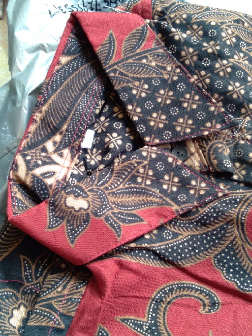 Kemeja Batik Pria Lengan Panjang Murah Seragam M L Xl Xxl