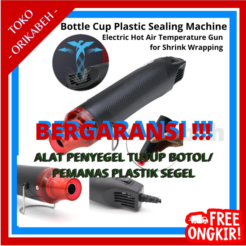 Jual Alat Hand Sealer Pemanas Segel Plastik Shrink Srink Penyegel Plastik Segel Tutup Botol