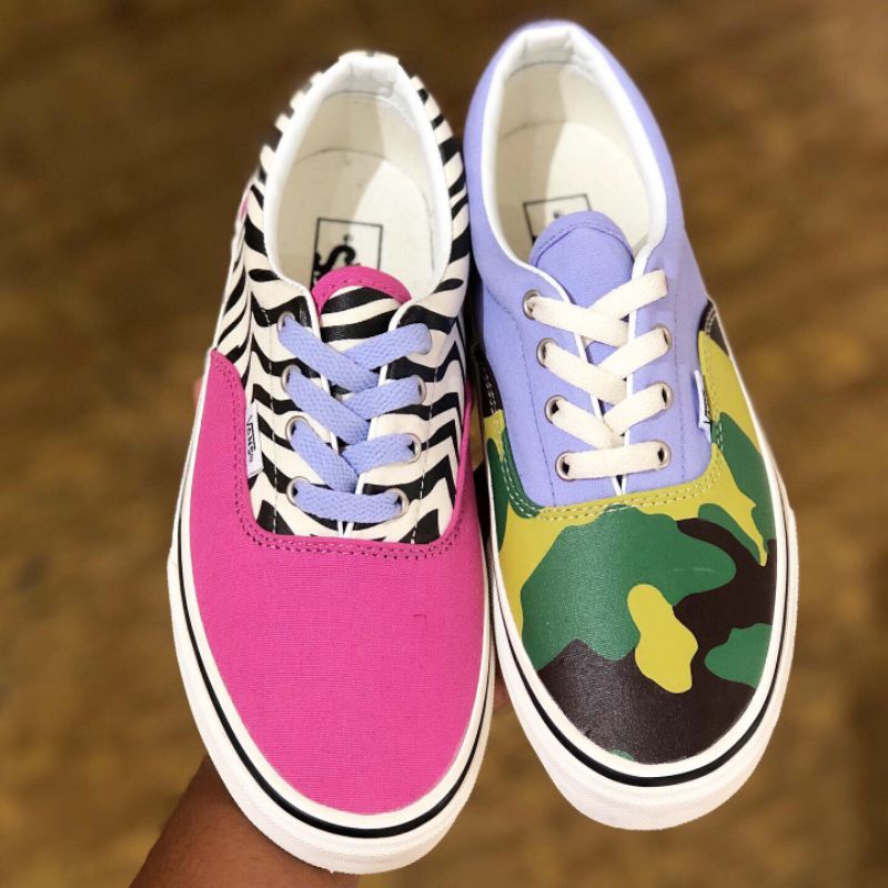 Vans Era Mismatch Zebra/Camo