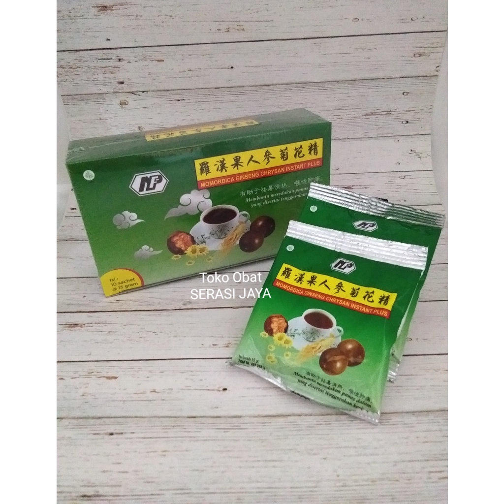 

NF MOMORDICA GINSENG CHRYSAN INSTAN PLUS 10 SACHET PEREDA PANAS DALAM PRODUK TERBAIK !!