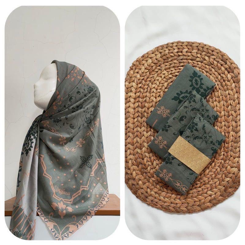 KATALOG 3 Hijab Motif Segiempat Voal Lasercut/Jilbab voal Segiempat/voal printing/voal motif/segiemp