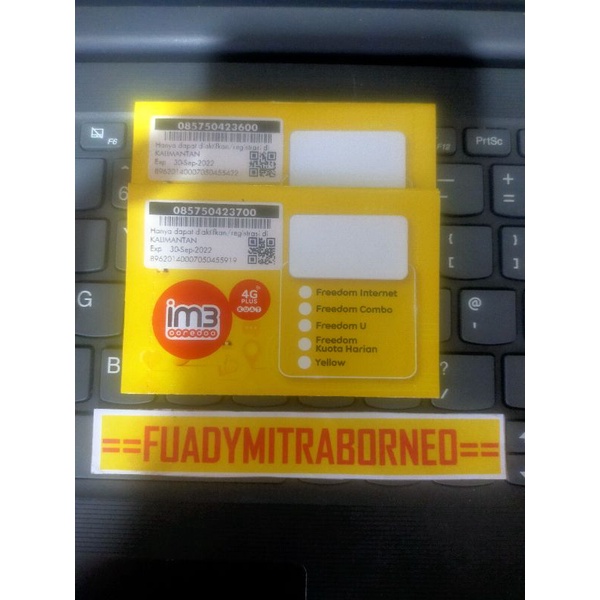 KARTU PERDANA INDOSAT OOREDOO IM3 CANTIK 0857 50 4 23 600/700