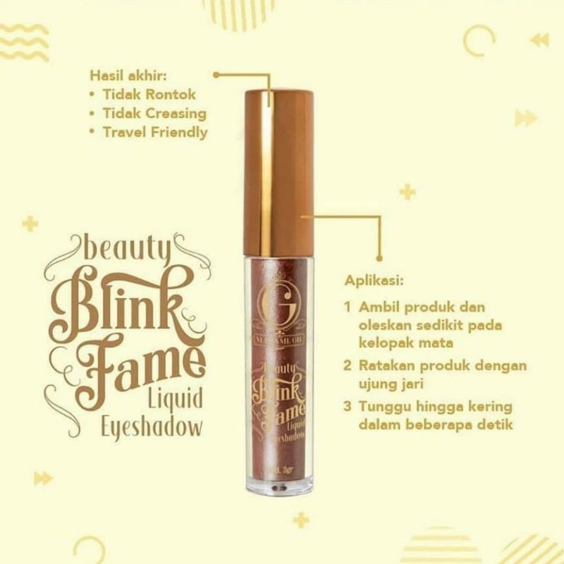 MADAME GIE Beauty Blink Fame - MakeUp Eyeshadow Liquid