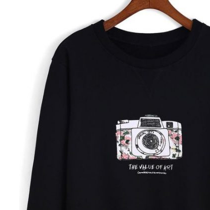 Camera Sweater - Sweatshirt Wanita