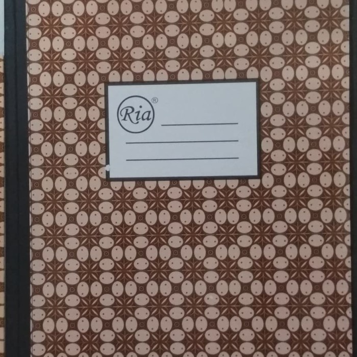 

Cantik Buku Tulis Ria Folio 100 Lembar / Hard Cover F4 Promo