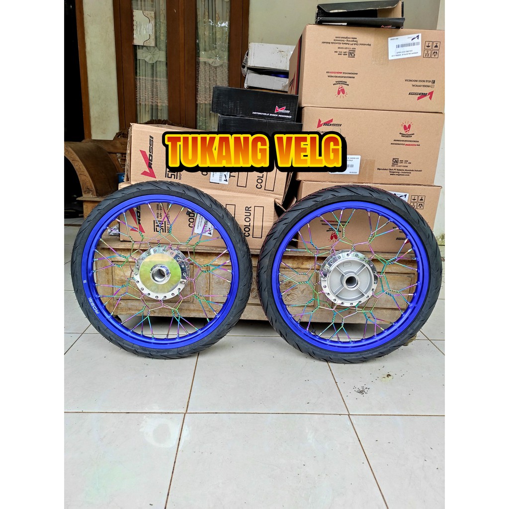 Velg jari jari kepang Vixion new atau Vixion old sepaket plus ban