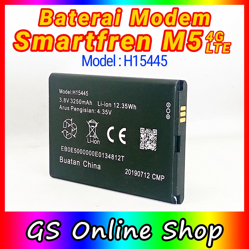 Baterai Modem Mifi Smartfren M5 4G LTE H15445 Haier DC016 batre batere batrei batrai mifi
