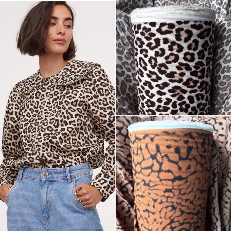 LEOPARD SERIES | KAIN KATUN MOTIF LEOPARD | RAYON PREMIUM VISCOSE