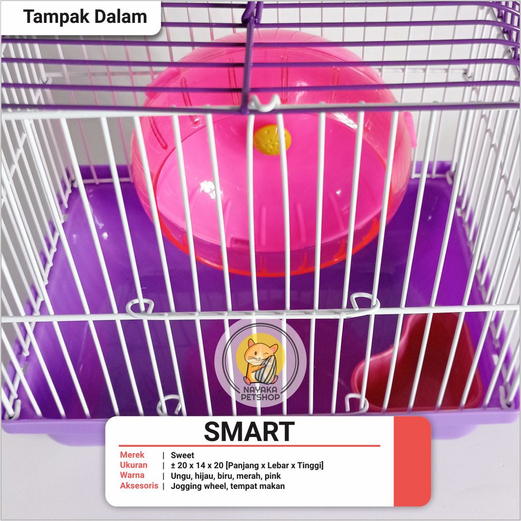 Sweet Smart Kandang Hewan Hamster