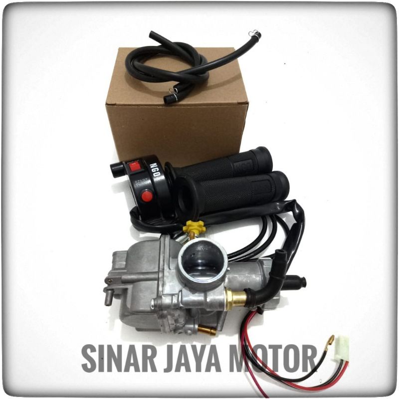 karburator karbu pe 24 26 28 plus gas spontan tombol paket