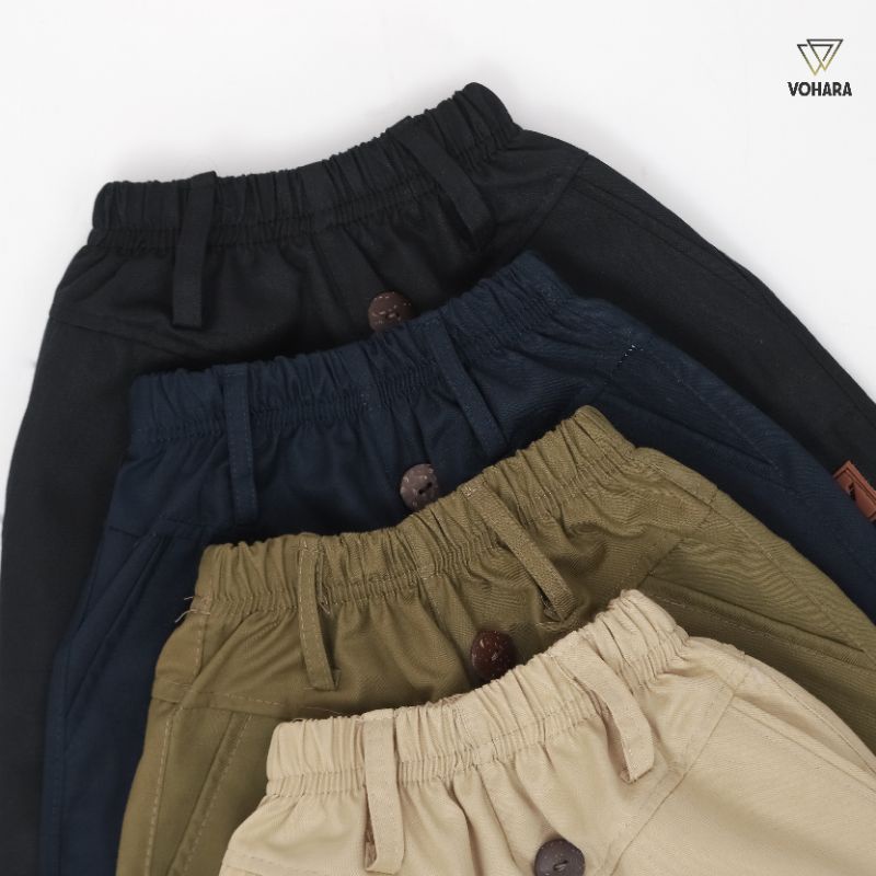 1-8 tahun LUI PANTS Celana Pendek Anak Kancing Celana Anak BASIC Celana Anak Unisex Short Pants