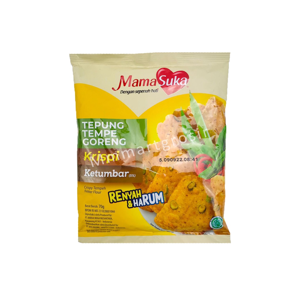MAMASUKA / TEPUNG TEMPE GORENG / TEPUNG INSTAN / 80g
