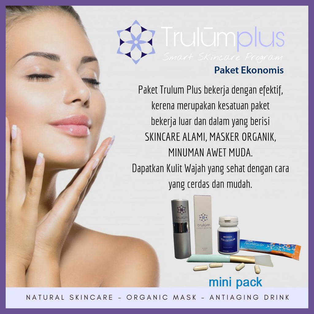 Wajah Glowing dan Kencang  Trulum Plus Synergy Original by Usa