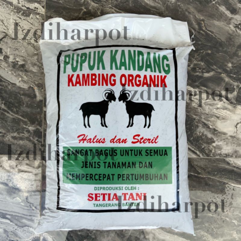 pupuk kandang kambing organik halus dan steril mempercepat pertumbuhan - KAMBING STERIL