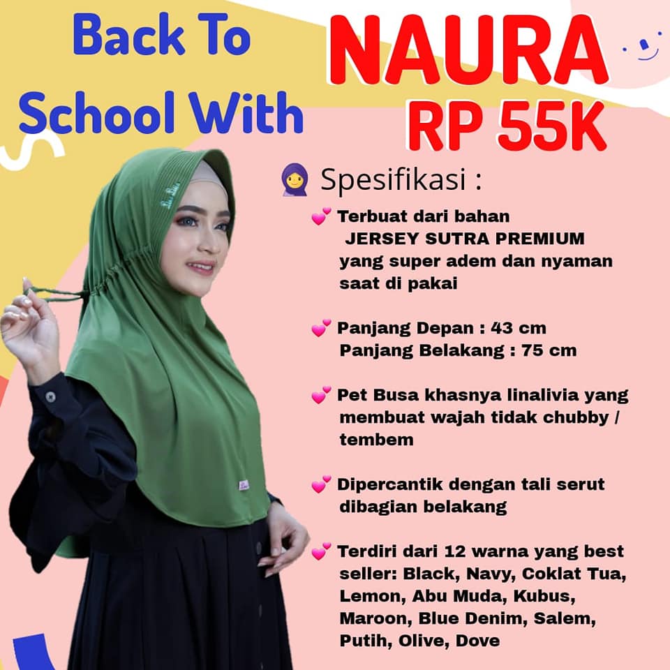 Naura hijab serut by LinaLivia Hijab