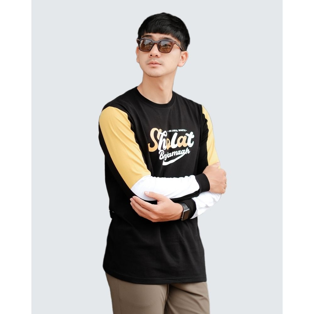 KAOS DAKWAH PRIA / BAJU KAOS DAKWAH  / KAOS DISTRO KONSEP ISLAMI / KAOS DAKWAH SHOLAT 002 / ORIGINAL PRODUCT BY ANNAML