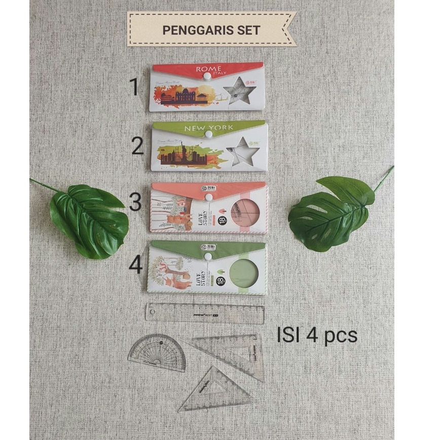 

4453 DISKON PENGGARIS SET KANCING ISI 4 PCS