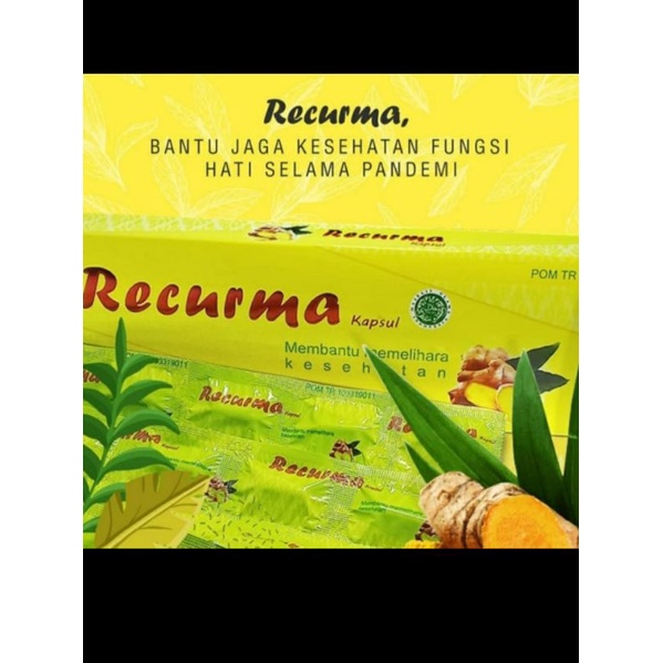 

Recurma Kapsul Membantu Memelihara Kesehatan Selama Pandemi Covid-19 Per Strip isi 10.